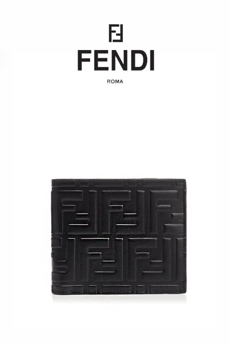 جزدان شبابي - Fendi / شامل علبة الشركة  - اسود